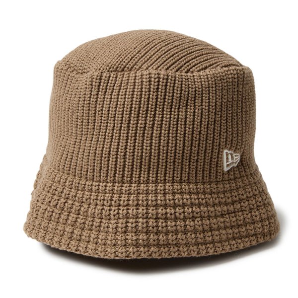 画像1: NEWERA（ニューエラ）“KNIT BUCKET ニットバケット ブリティッシュカーキ” (1)