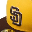 画像5: NEWERA（ニューエラ）“59FIFTY MLB Taping サンディエゴ・パドレス Aゴールド バーントウッドバイザー” (5)