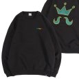 画像1: KINGSIZE（キングサイズ）“RASTA HiGE CREW SWEAT” (1)