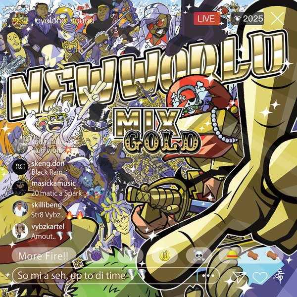 画像1: 【CD】『NEW WORLD MIX -GOLD-』RODEM CYCLONE (1)