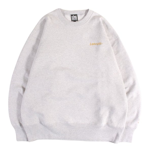 画像1: KINGSIZE（キングサイズ）“LOGO CREW SWEAT” (1)