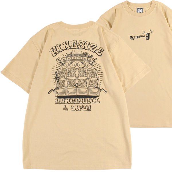 画像1: KINGSIZE（キングサイズ）“DANCEHALL 4 LIFE TEE” (1)