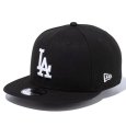 画像1: NEWERA（ニューエラ）“9FIFTY ロサンゼルス・ドジャース ブラック × ホワイト” (1)