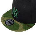 画像4: NEWERA（ニューエラ）“9FIFTY ニューヨーク・ヤンキース ブラック × ホリーリーフ ウッドランドカモバイザー” (4)