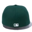 画像2: NEWERA（ニューエラ）“59FIFTY ニューヨーク・ヤンキース ダークグリーン × ホワイト” (2)