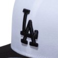 画像4: NEWERA（ニューエラ）“9FIFTY ロサンゼルス・ドジャース ホワイト × ブラック ブラックバイザー” (4)