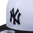 画像4: NEWERA（ニューエラ）“9FIFTY ニューヨーク・ヤンキース ホワイト × ブラック ブラックバイザー” (4)