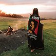 画像3: SLOWTIDE (スロウタイド)ｘBOB MARLEY “ONE LOVE FLEECE BLANKET” (3)