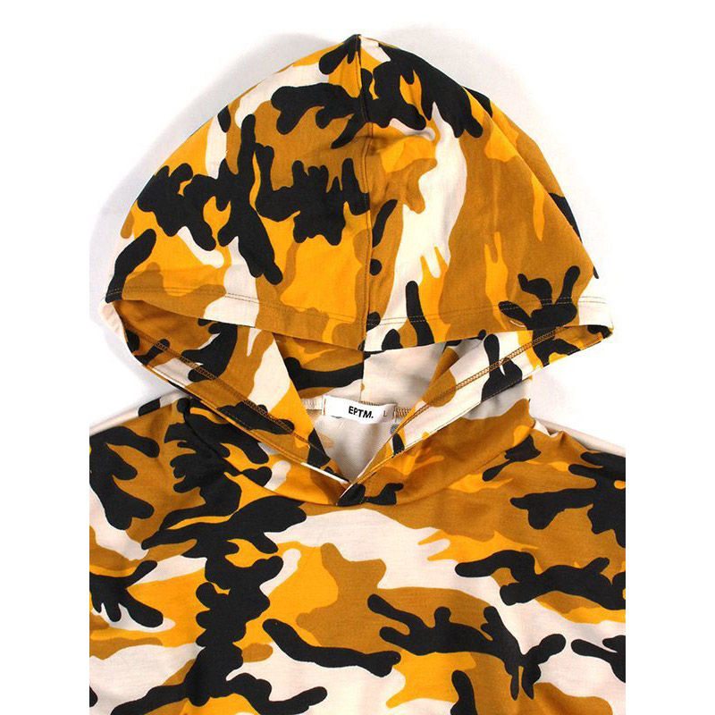 yellow camo hoodie