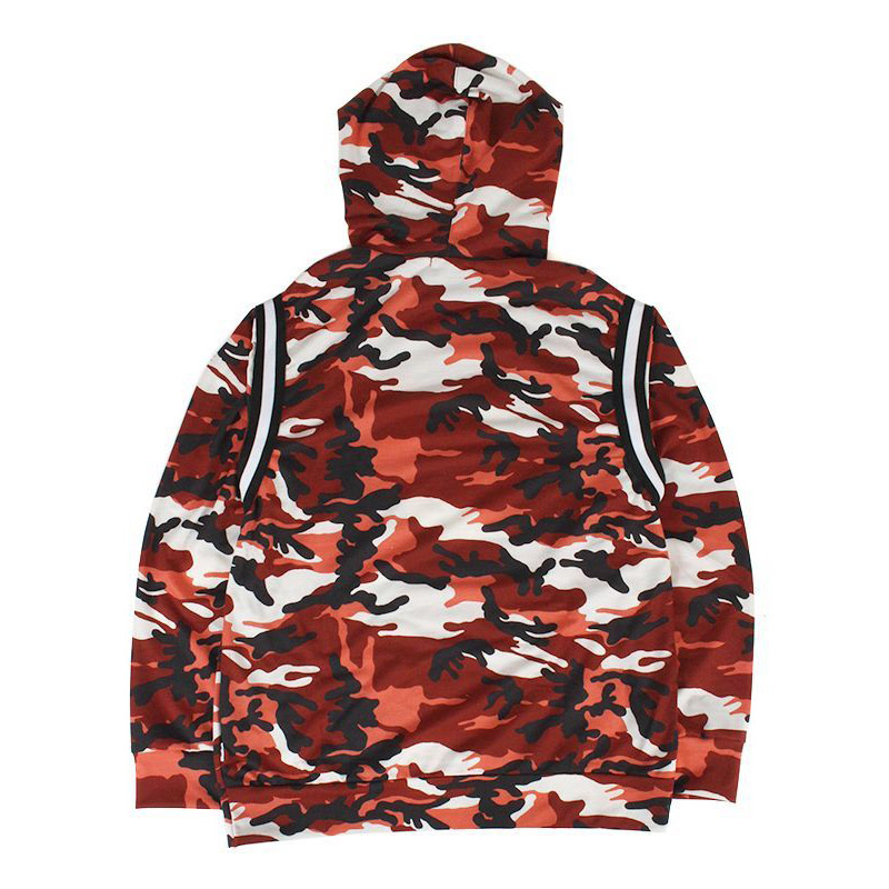 red camo hoodie