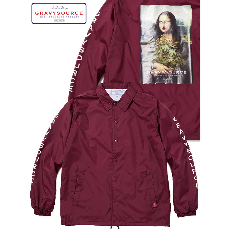 ラストLのみ】GRAVYSOURCE (グレイビーソース) “MONALISA COACH JACKET