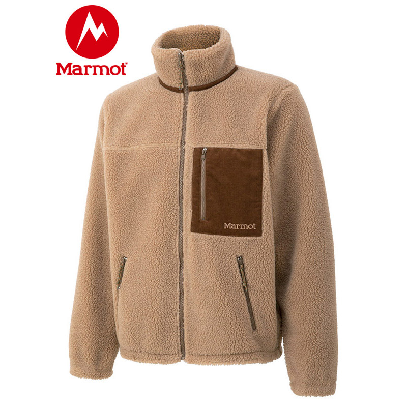 【美品】Marmot マーモット フリースフーディジャケット XL