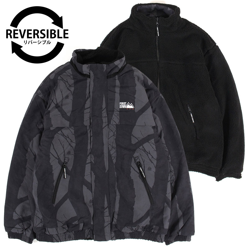 ラストMのみ】FIRST DOWN (ファーストダウン) “REVERSIBLE BOA JACKET