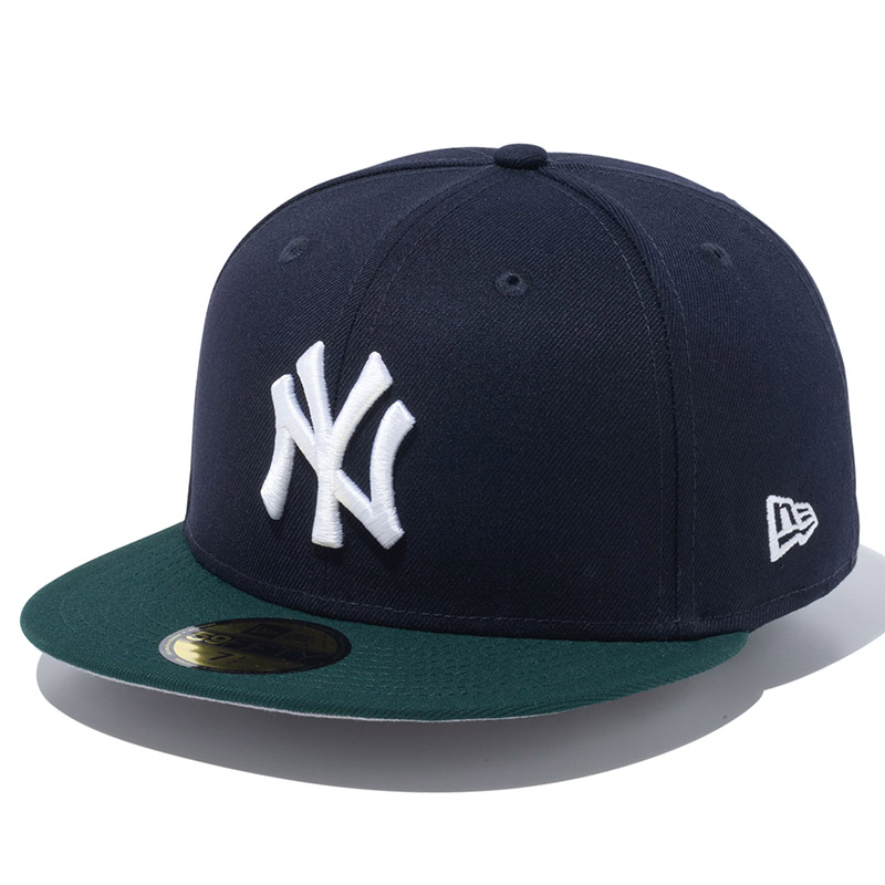 NEWERA（ニューエラ）“59FIFTY Powered by GORO NAKATSUGAWA（min-nano）ニューヨーク・ヤンキース ネイビー  ダークグリーンバイザー” - DISSIDENT WEB SHOP