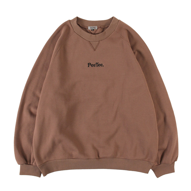 PeeTee. (ピーティー) “KNIT FLEECE CREW”