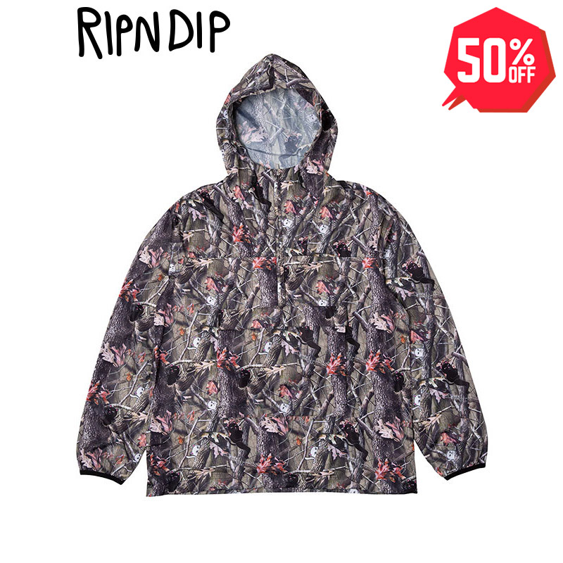 50%OFF】RIPNDIP (リップンディップ) “NERM & JERM PACKABLE ANORAK